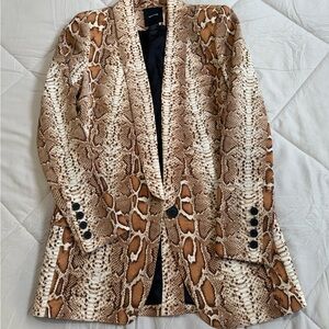 Stunning Smythe Snake Print Blazer